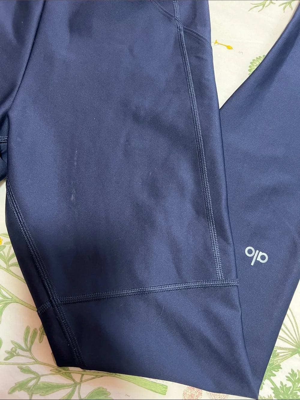 ALO Yoga Navy Blue Performance Leggings